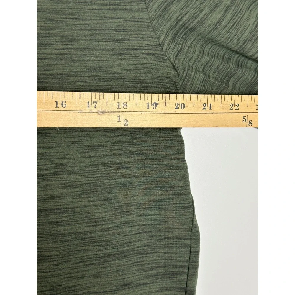 Spyder Active Pullover Hoodie Long‎ Sleeve Athletic Green Heathered Mens Medium
